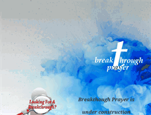 Tablet Screenshot of breakthroughprayer.org